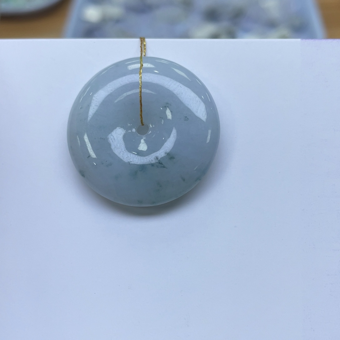 颈饰未镶嵌翡翠平安