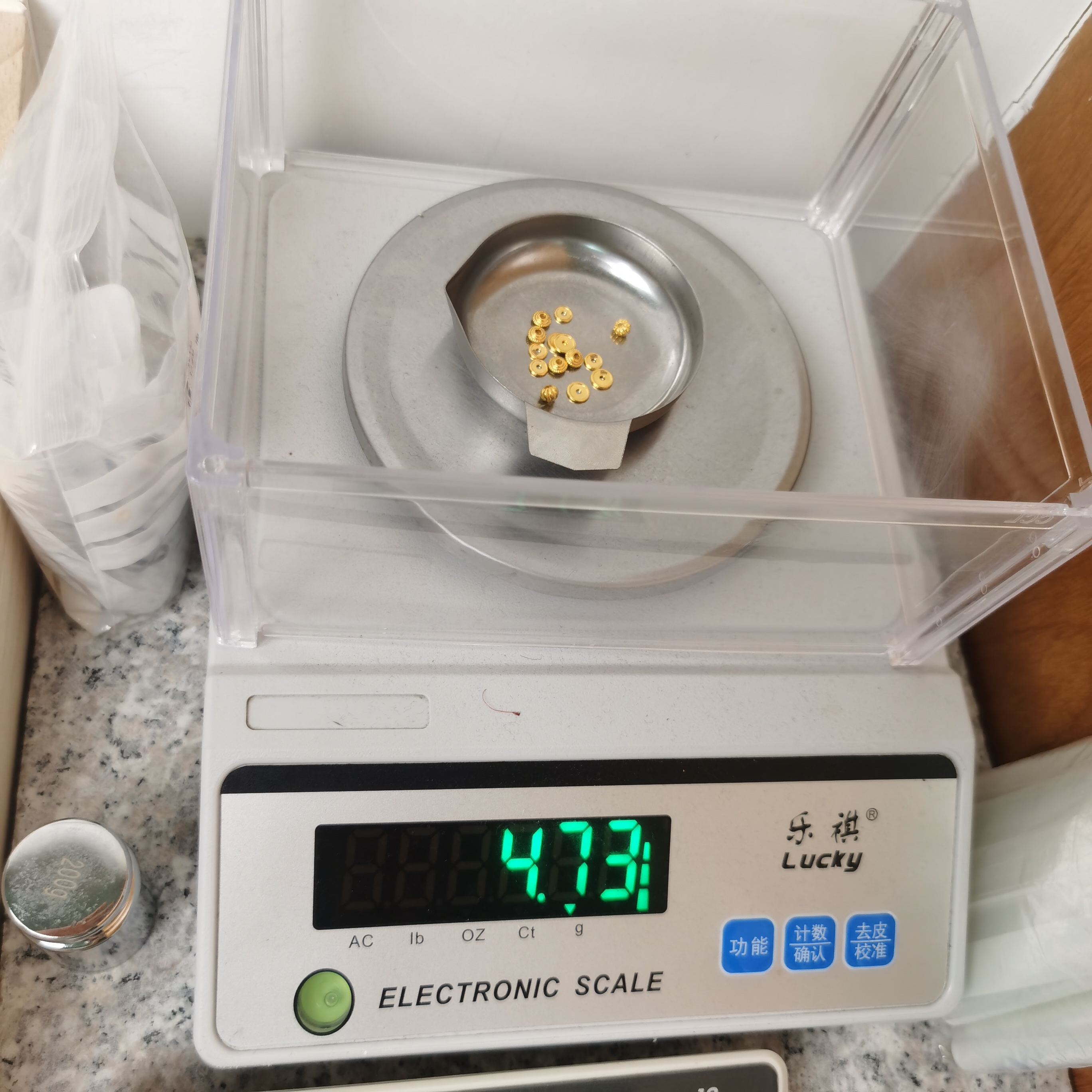足金黄金文玩配饰