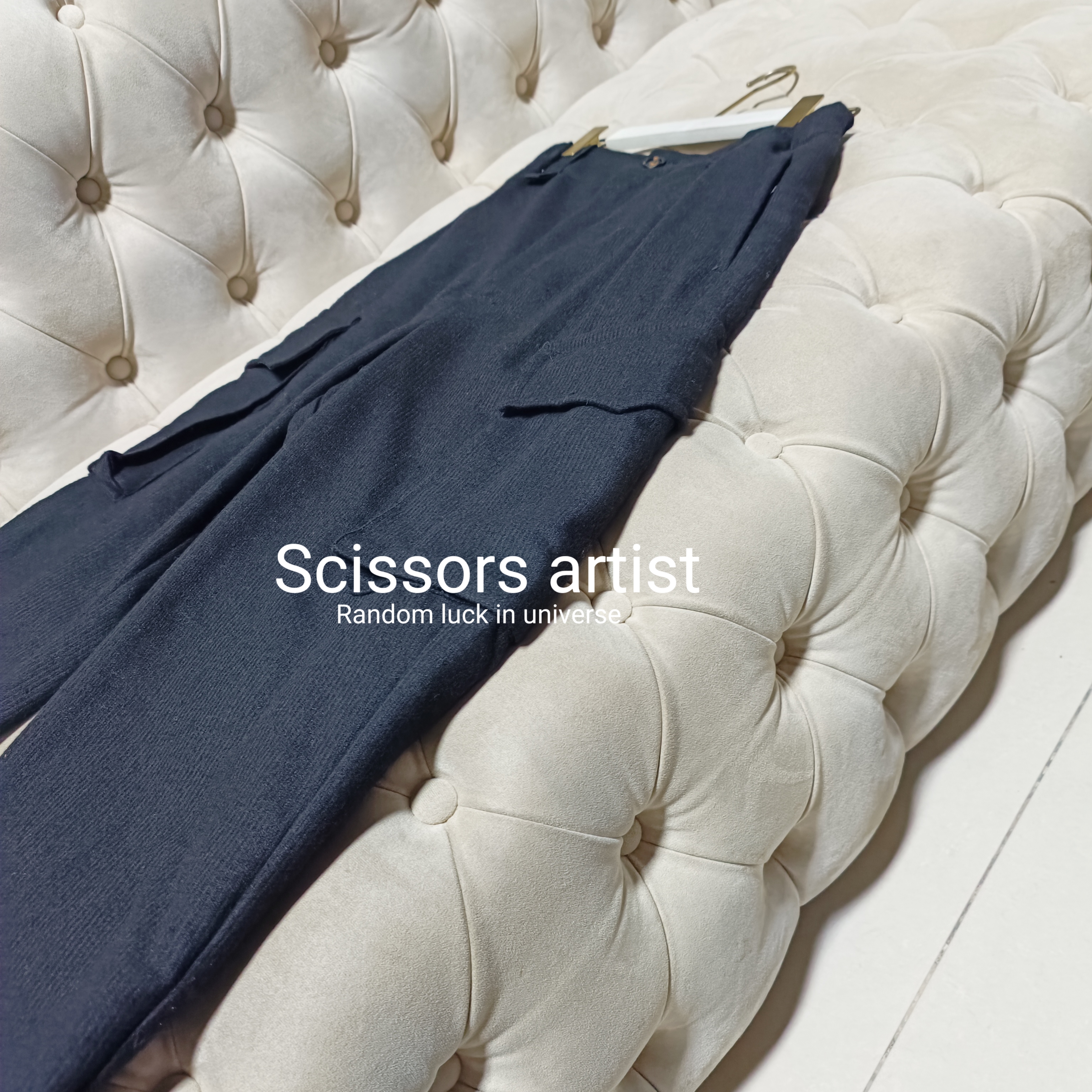 【Scissors artist】高端设计师走秀女装裤子5163