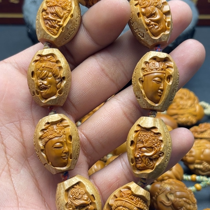 橄榄核吊坠佛魔一念