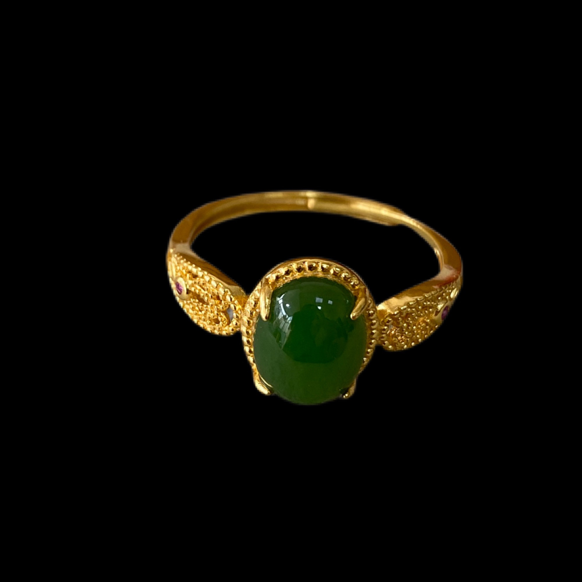 N3906和田玉戒指多样性发一