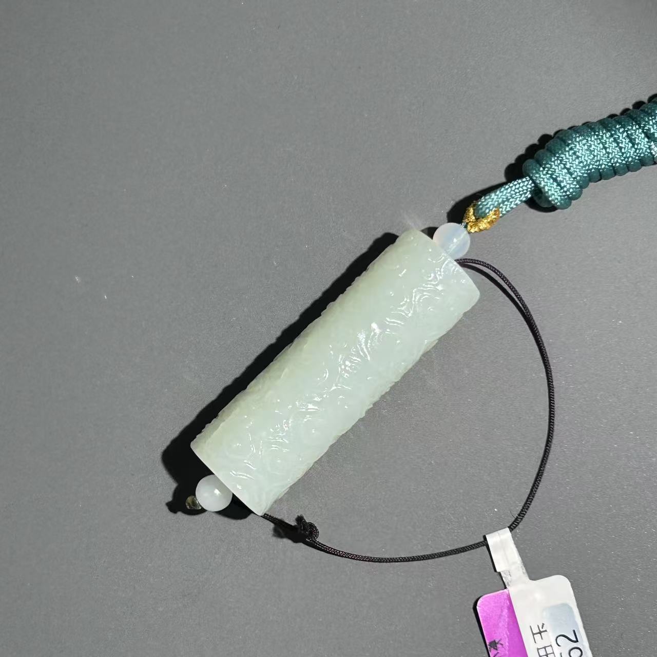 清代和田玉勒子1