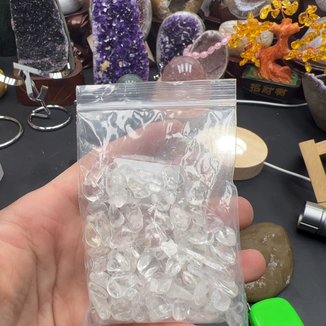 紫晶水晶摆件未镶嵌