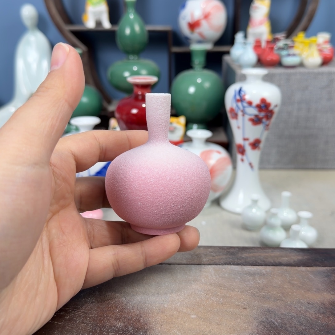 陶瓷手工小花器摆件