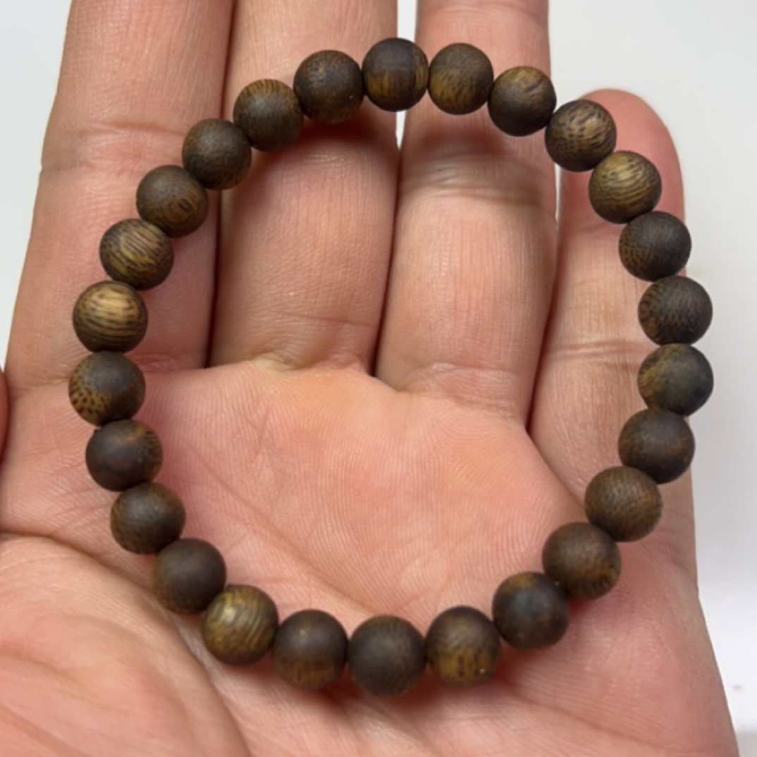 沉香手串女士款卡7mm3克单圈1条98沉