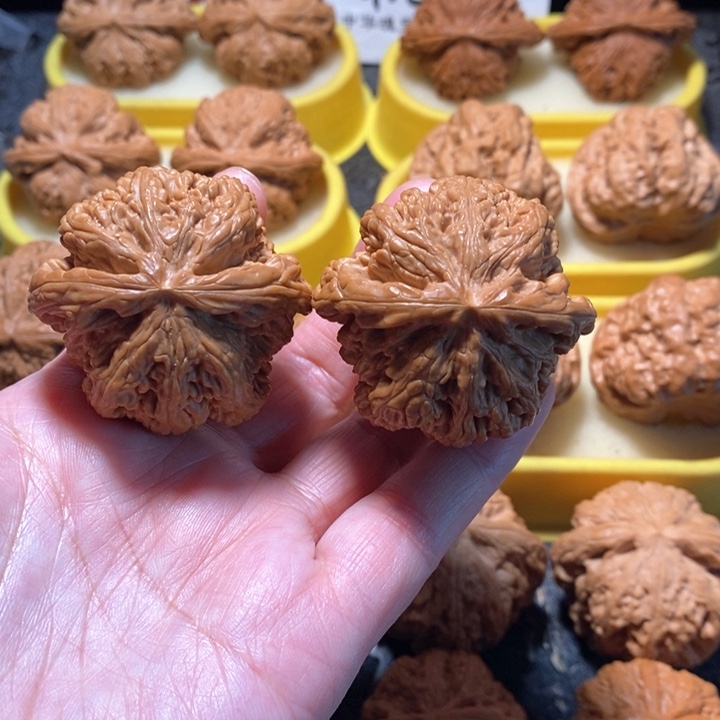 文玩核桃把件粗筋 4442