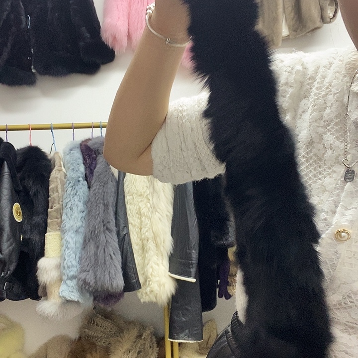 三醋酯纤维围巾4566