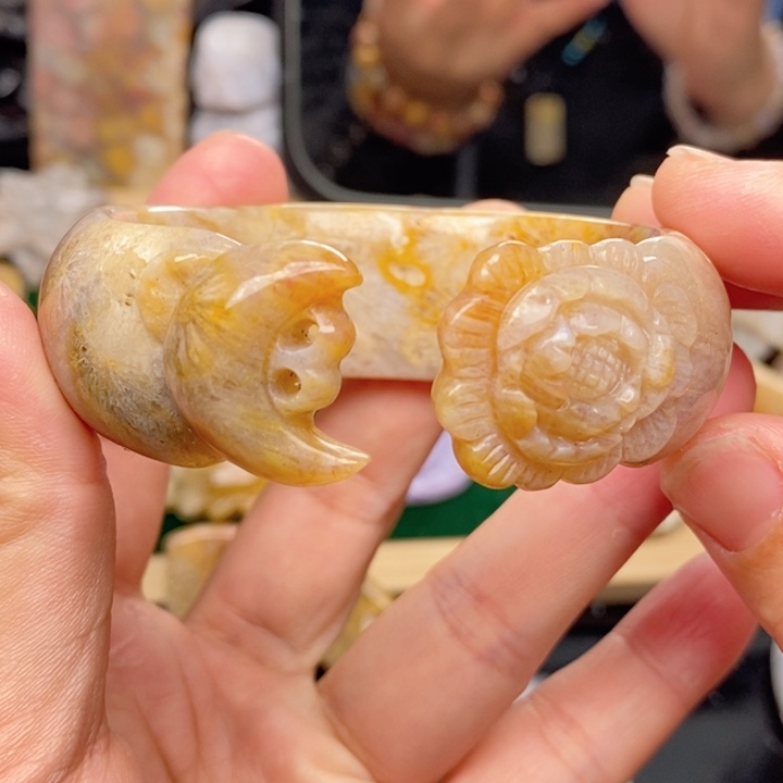 硅化珊瑚（珊瑚玉）手镯未镶嵌52