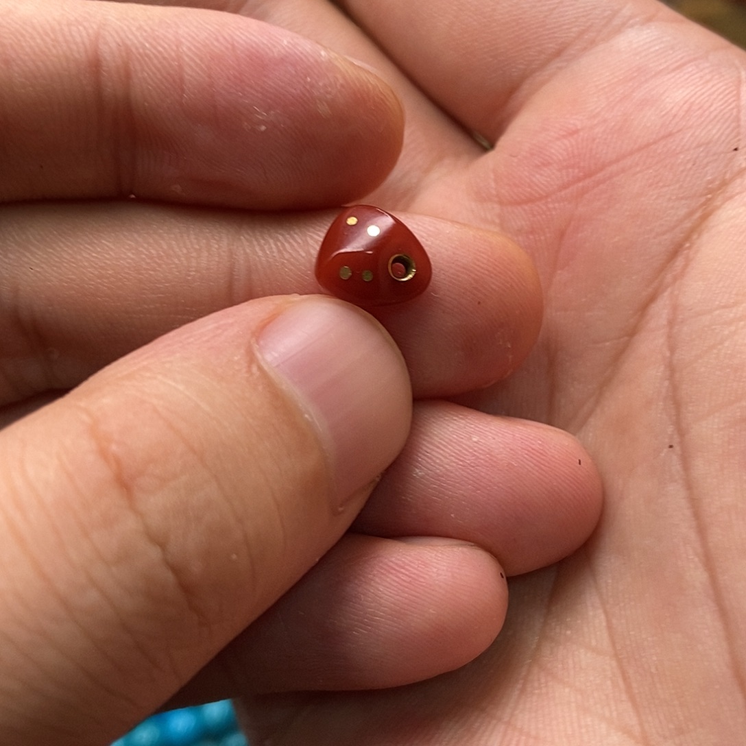 小***雨18K金镶嵌绿松石珠宝奇石