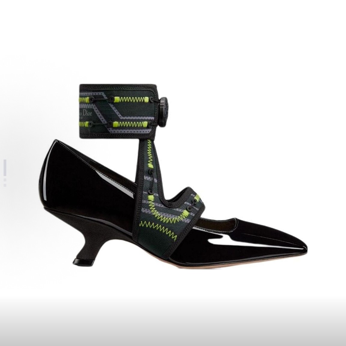 99新 DIOR/迪奥 S107异形跟 高跟鞋 女款 黑色 38.5码