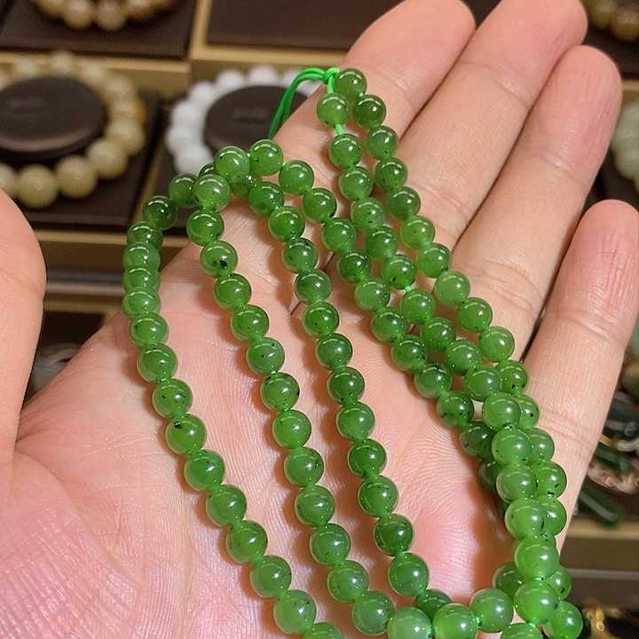 【闪购商品】项链未镶嵌和田玉（碧玉）