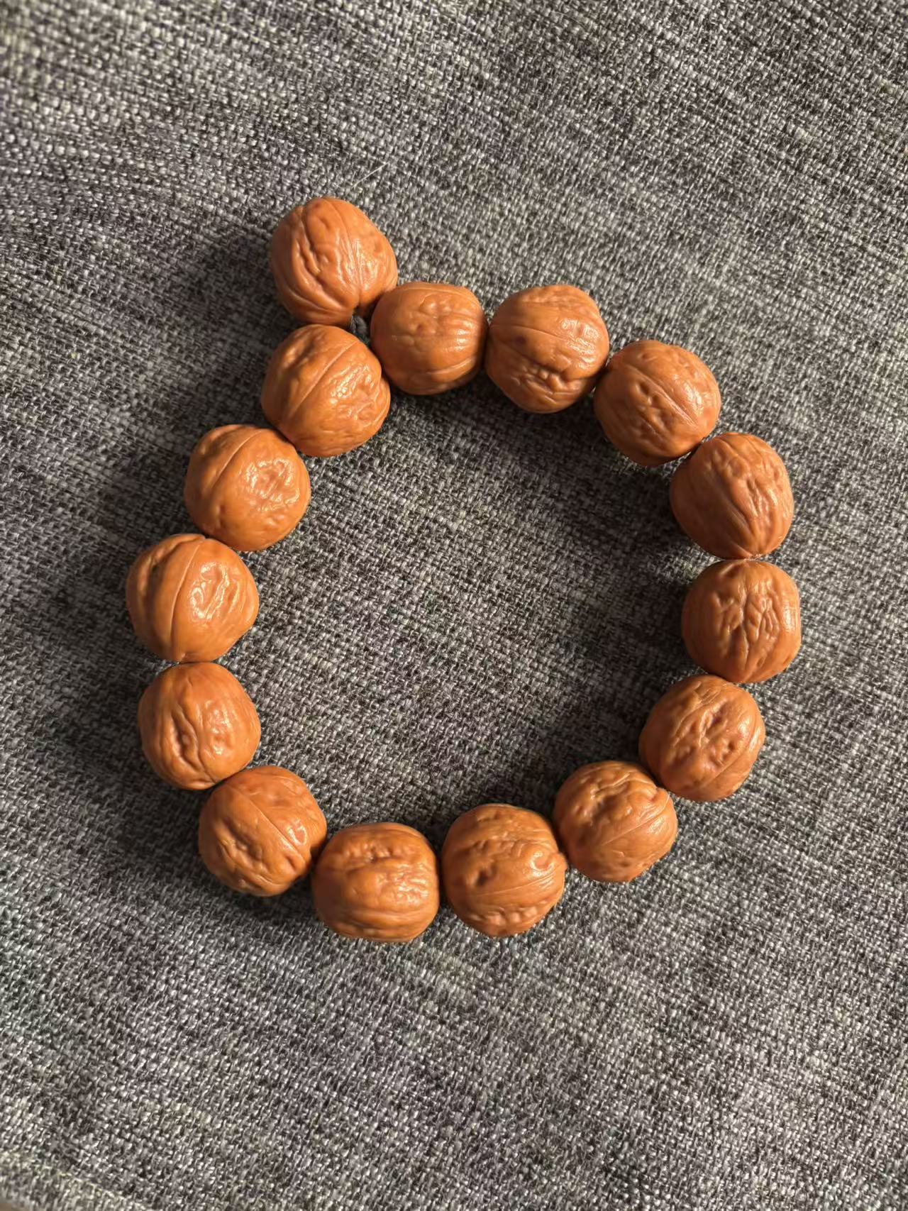 野生秋子手串14+1机刷打底