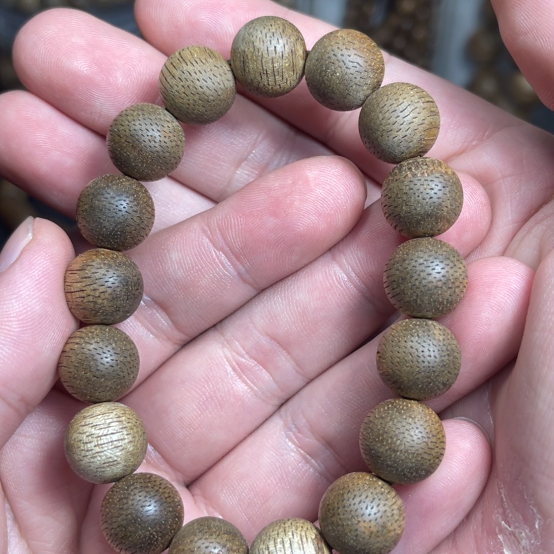 沉香手串《壹世香傳》泰国1.3单圈手串