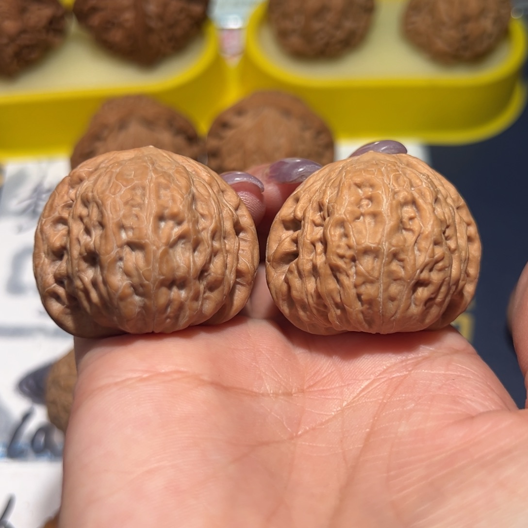 文玩核桃把件铁锤37全品