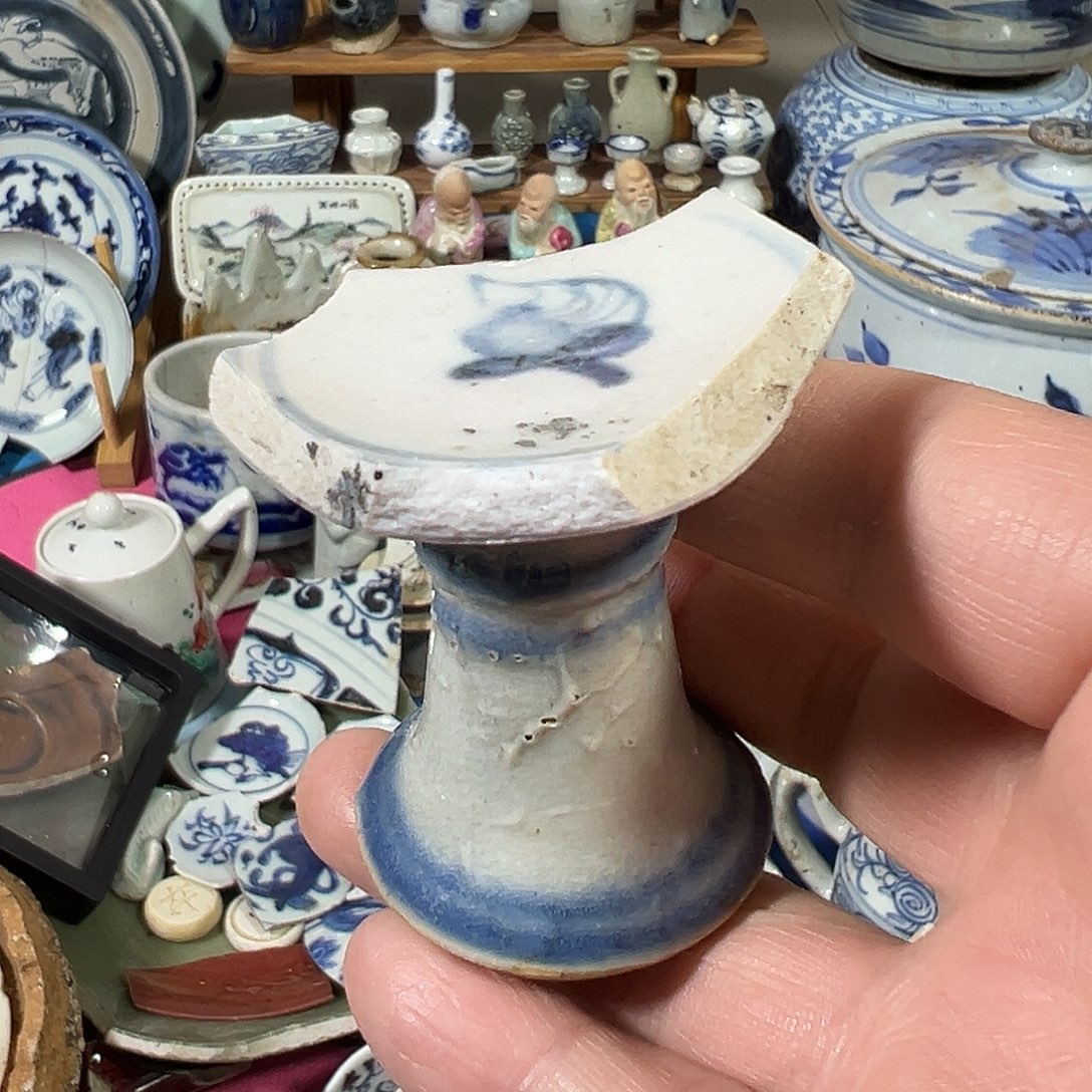 摆件陶瓷片标本，全场包邮