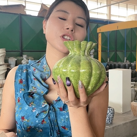 景德镇陶瓷花瓶高15