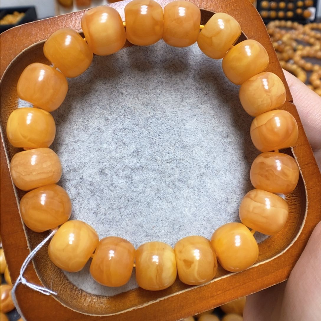 蜜蜡手链未镶嵌蜜蜡