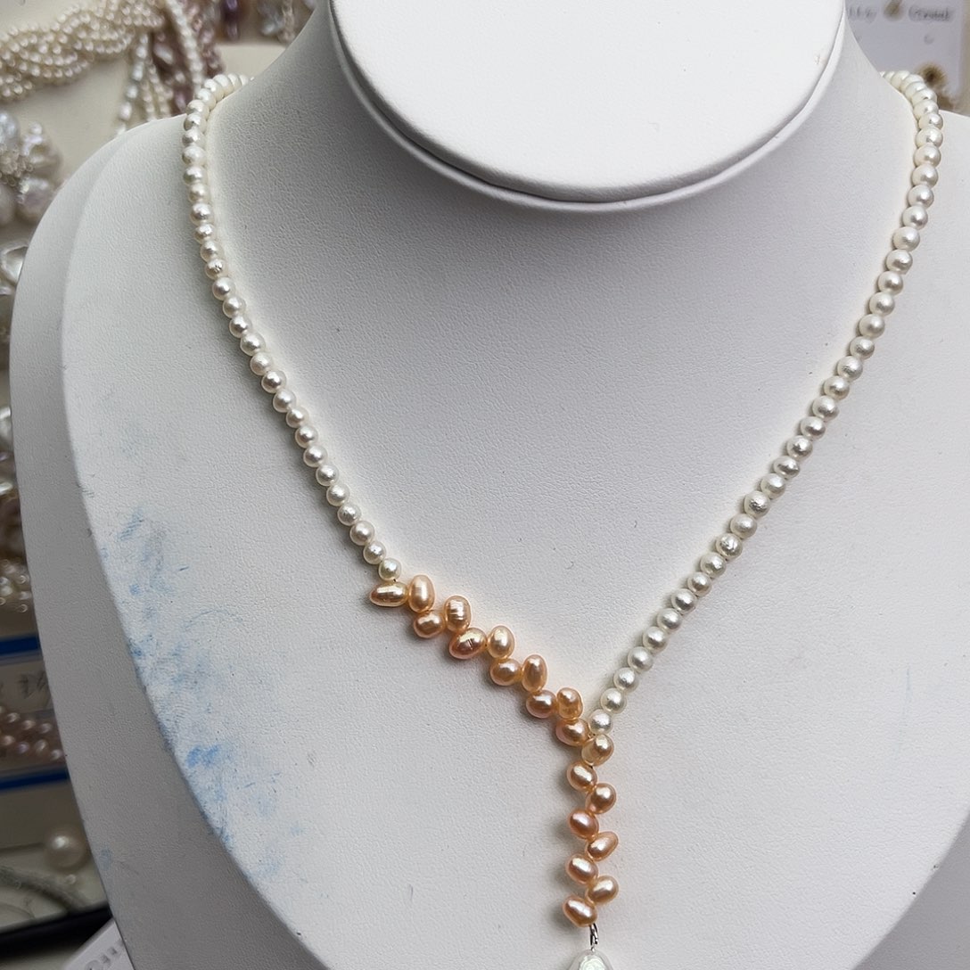 未镶嵌颈饰淡水珍珠