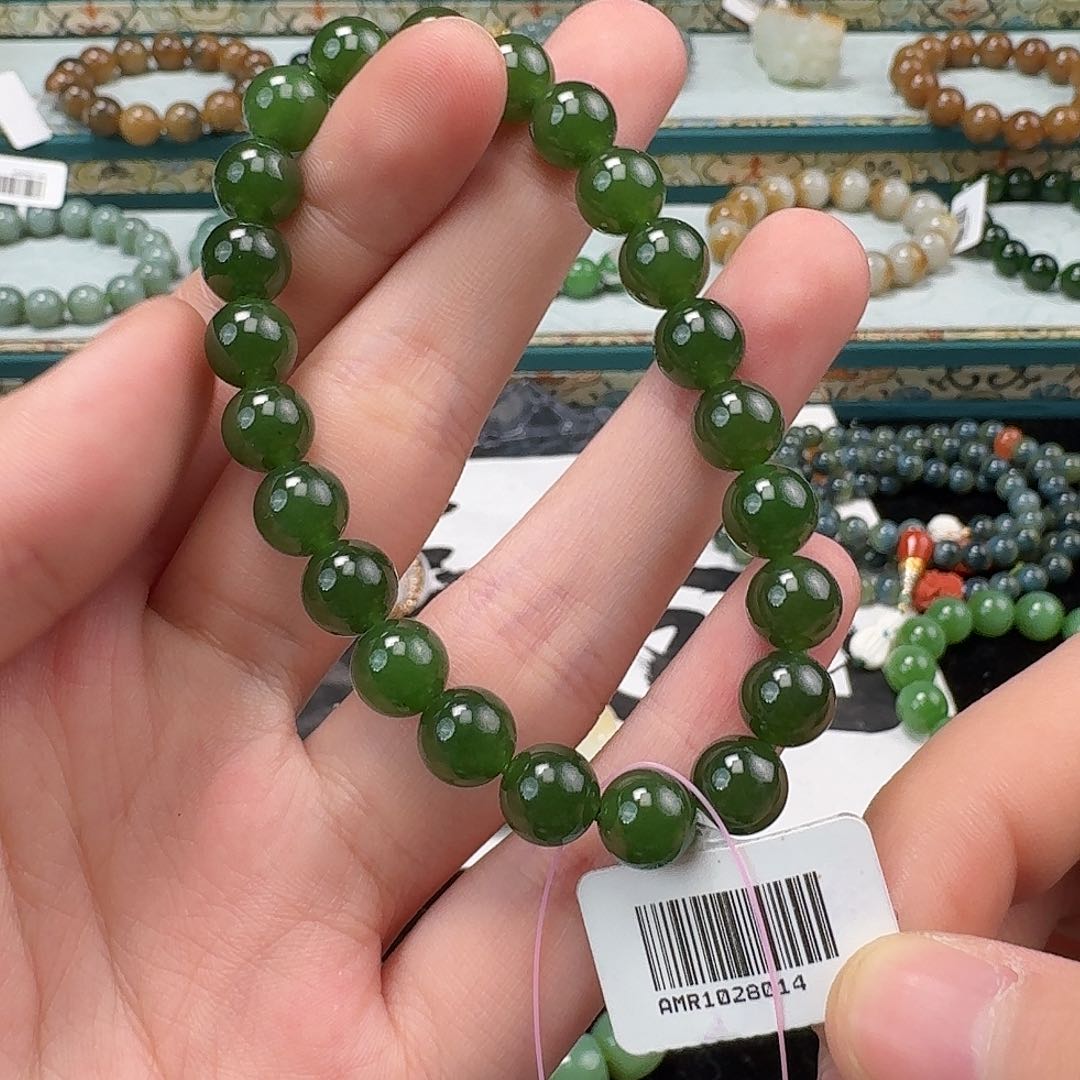 和田玉手串未镶嵌