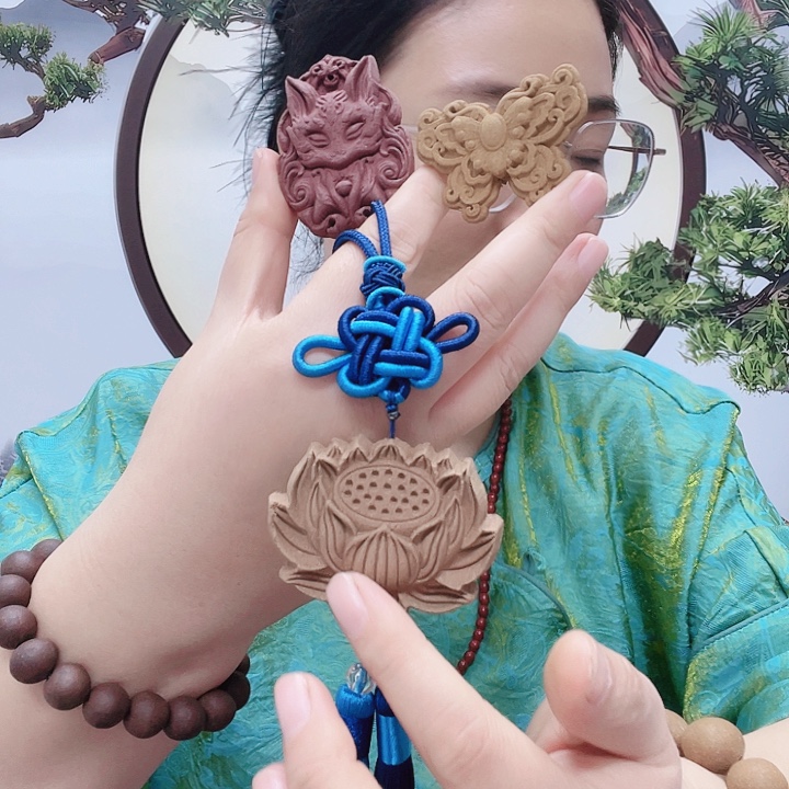 栀子花车挂➕洛神九尾狐➕安宫蝴蝶