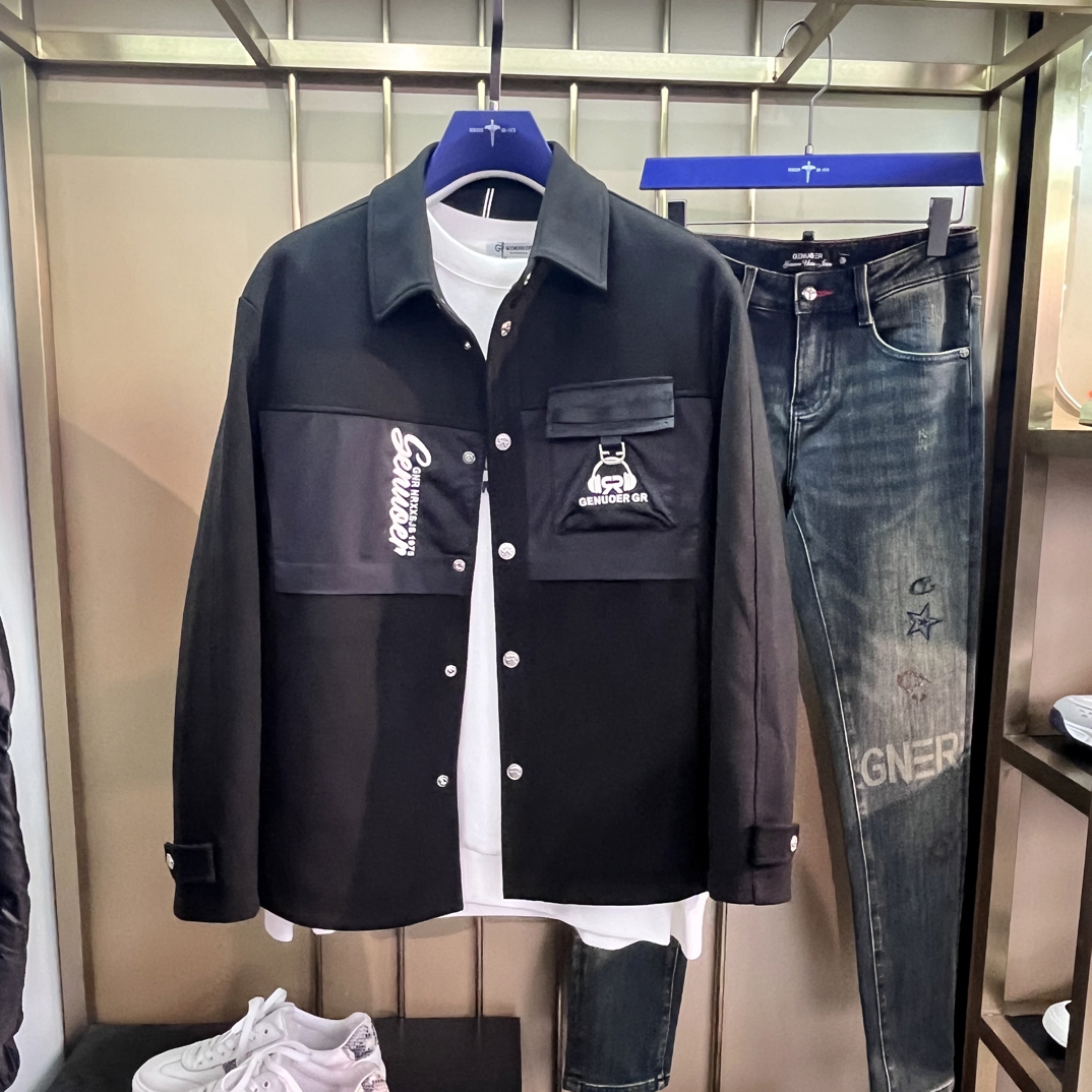 戈诺尔高品质时尚加厚春秋外套男款休闲百搭时尚