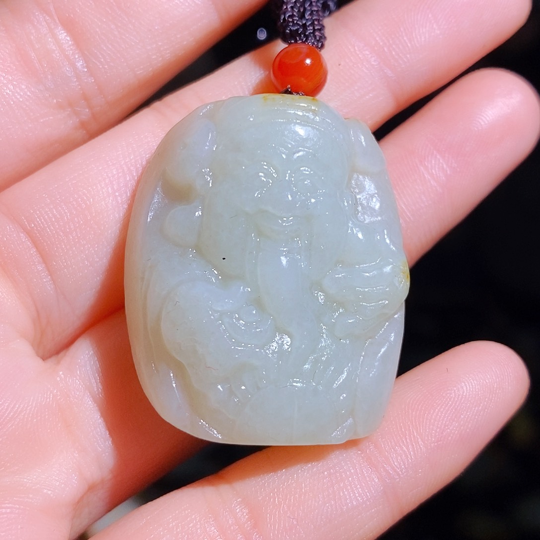 和田玉颈饰未镶嵌