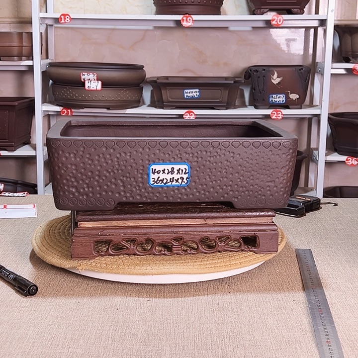 紫砂花盆紫砂花盆