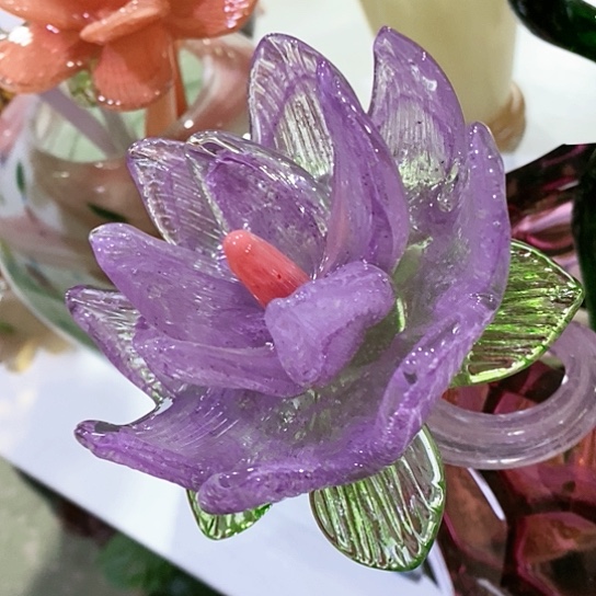 琉璃高度45厘米夜光荷花