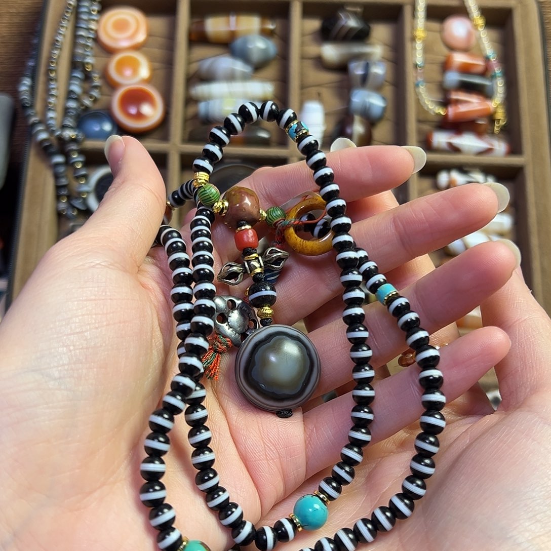 石英石纯铜手串儿