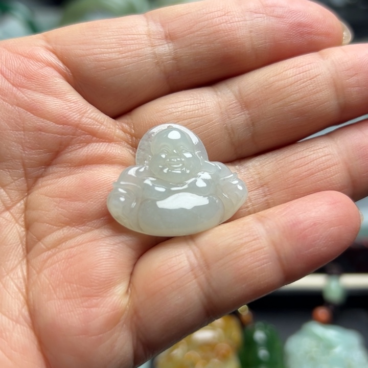 翡翠未镶嵌颈饰天然