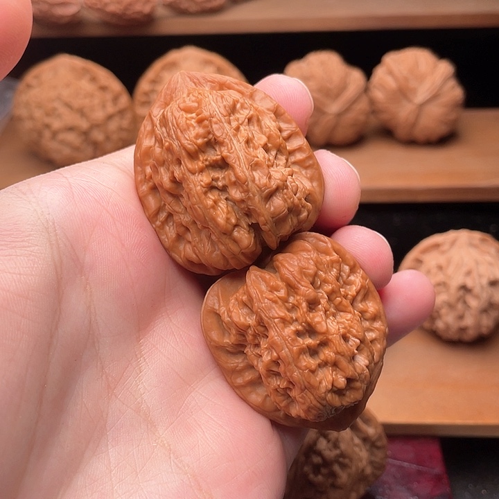 吊坠文玩核桃37全品毕业老树赤龙鸡心