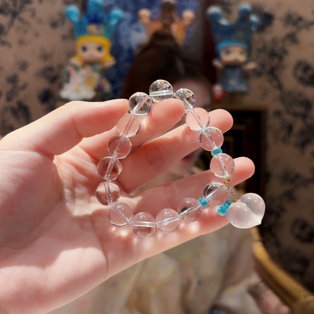 水晶手链未镶嵌多样性发其一