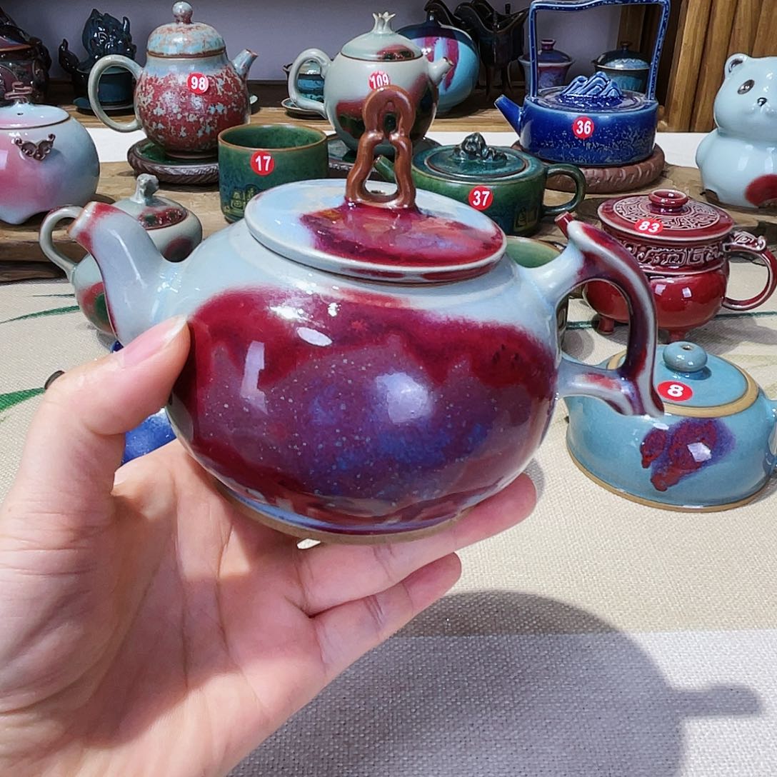 壶禹州钧瓷艺术作品