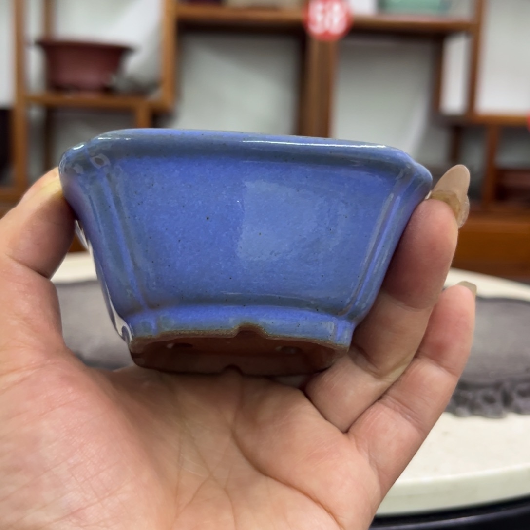 紫砂花盆瑕疵3.5-7.5。。。