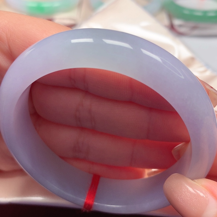 翡翠手镯未镶嵌冰胶紫28⭐️必入