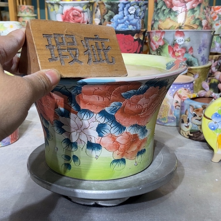 红陶景德镇艺术手绘作品