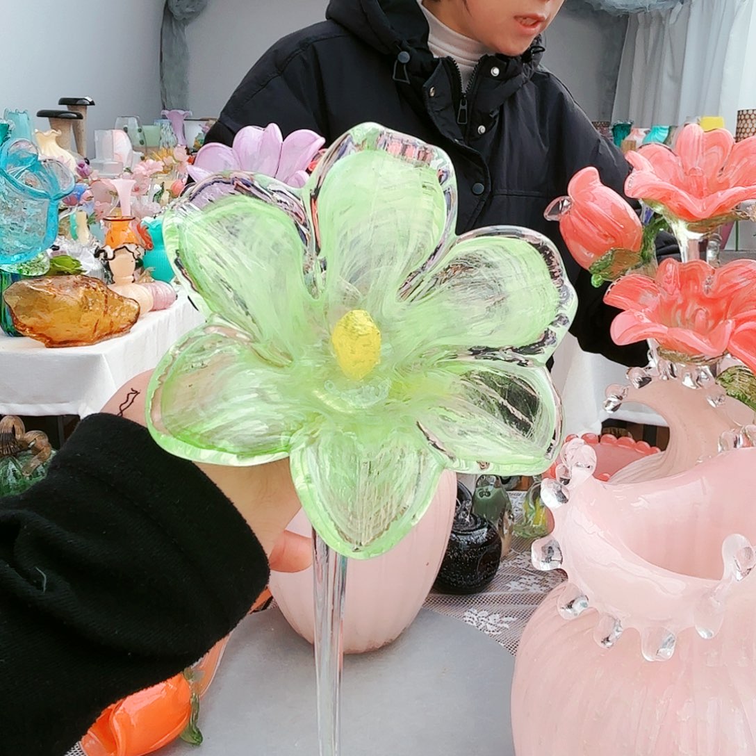 福利不退不换琉璃花瓶艺术品