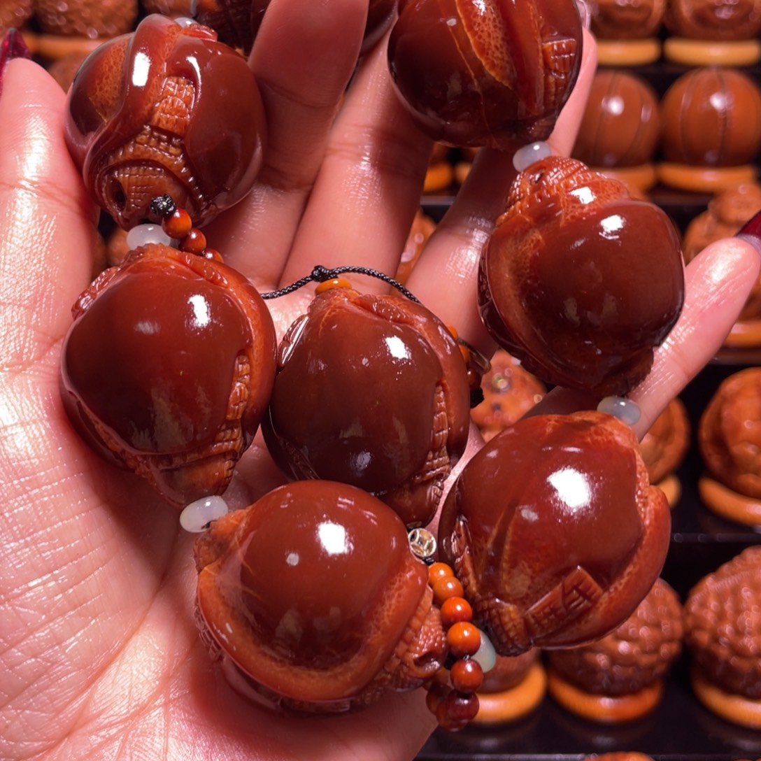 自***雲橄榄核手串/手链小乌龟