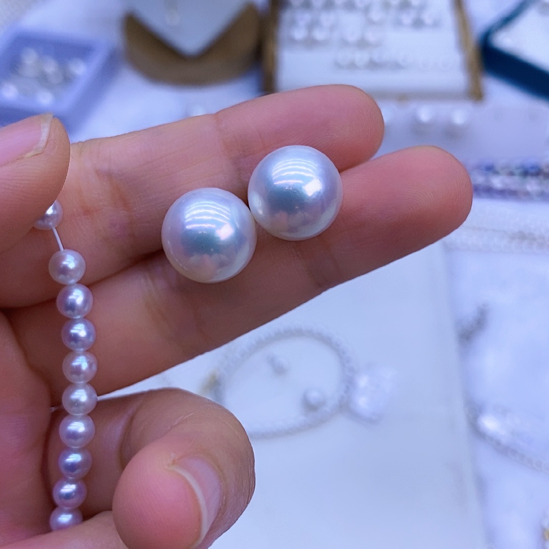 敏***姐淡水珍珠银S925镶嵌颈饰