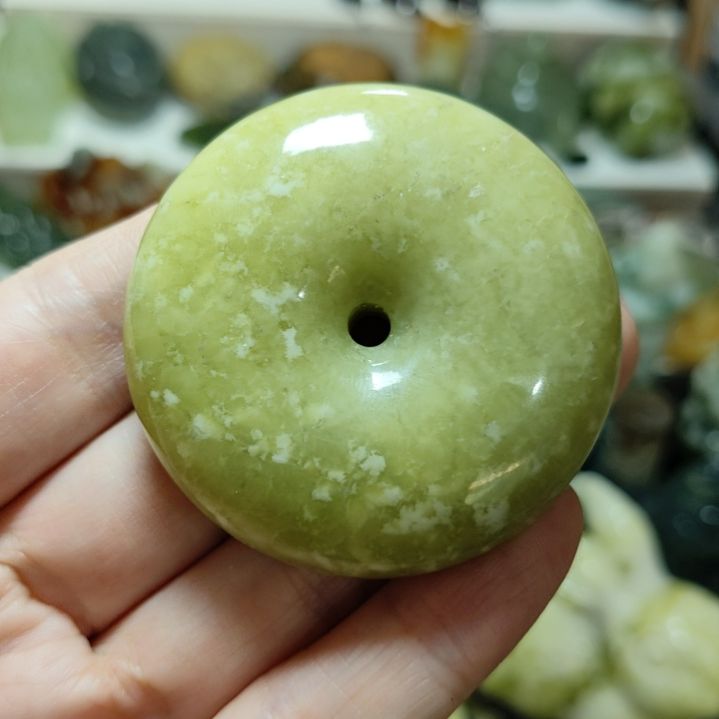 岫玉平安扣未镶嵌