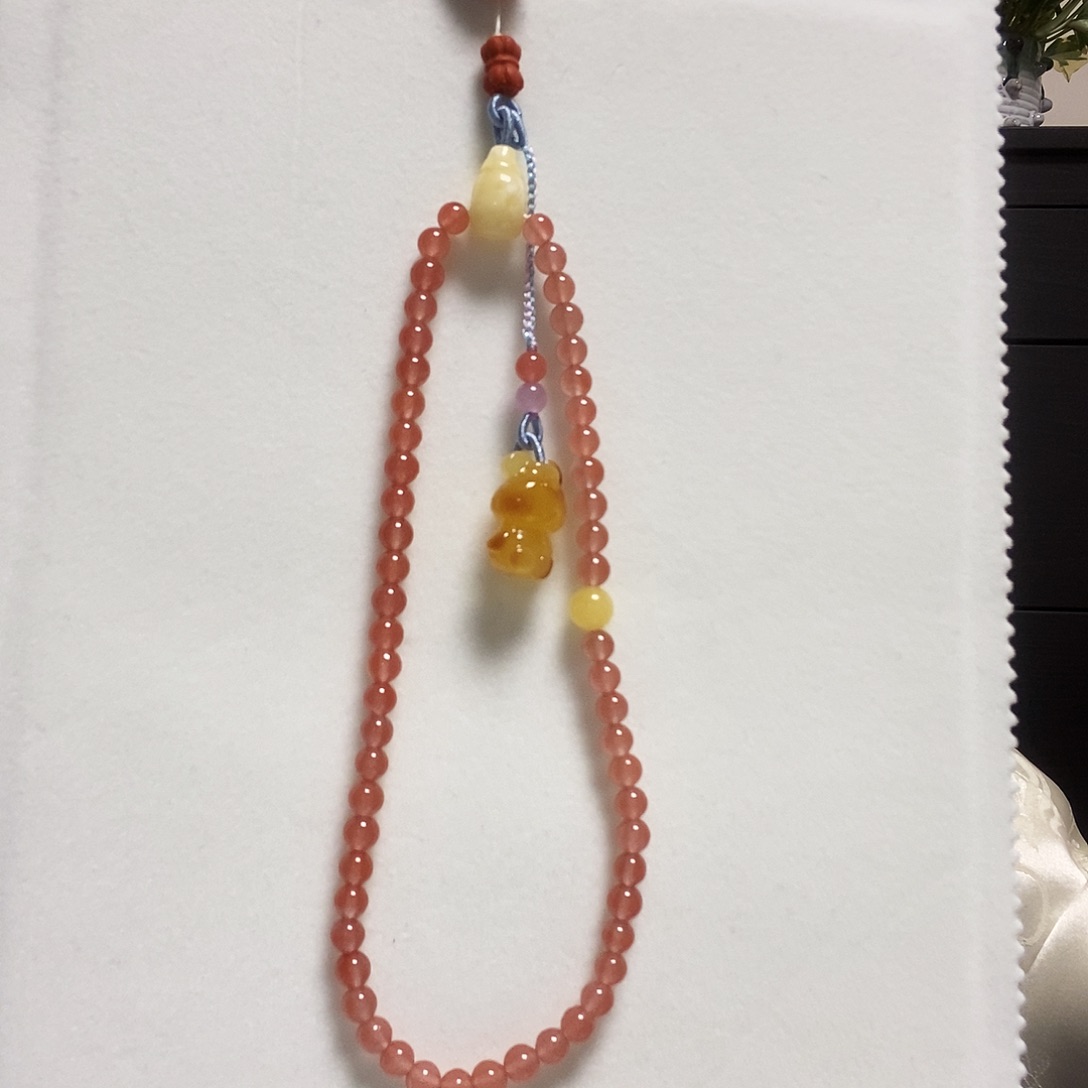 琥珀手串未镶嵌串