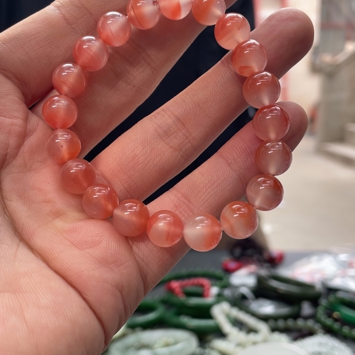 南红玛瑙手链未镶嵌