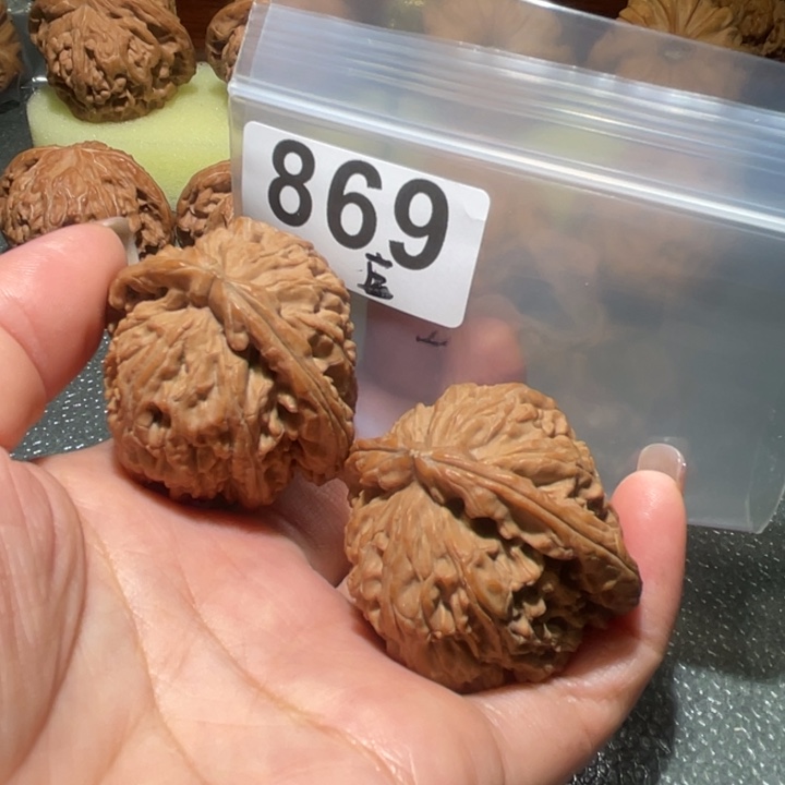 把件文玩核桃白狮子41