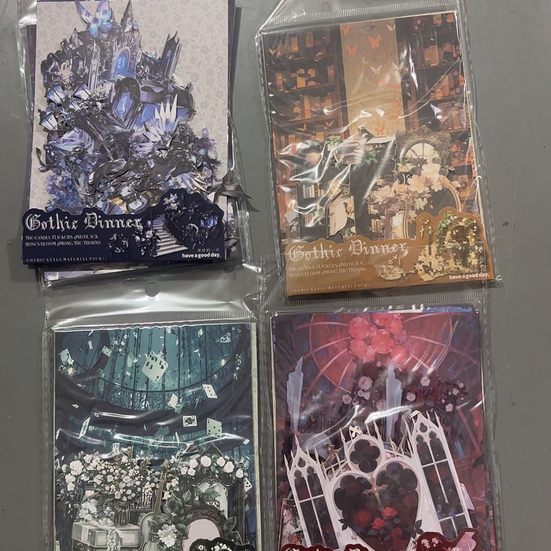 哥特晚宴哥特风造景素材包4包不重复