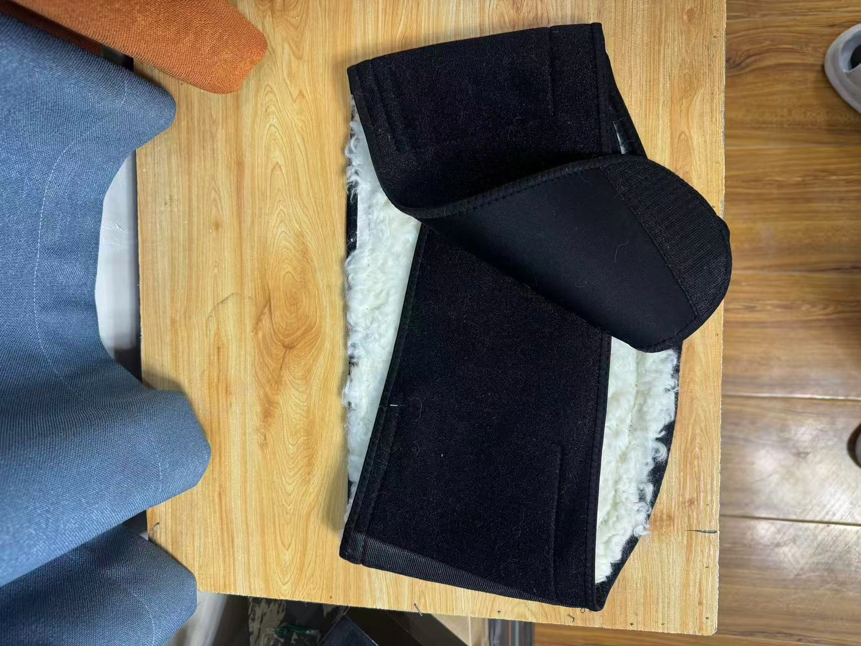 毛一体护腰护肚男女通用腰部防寒保暖神器