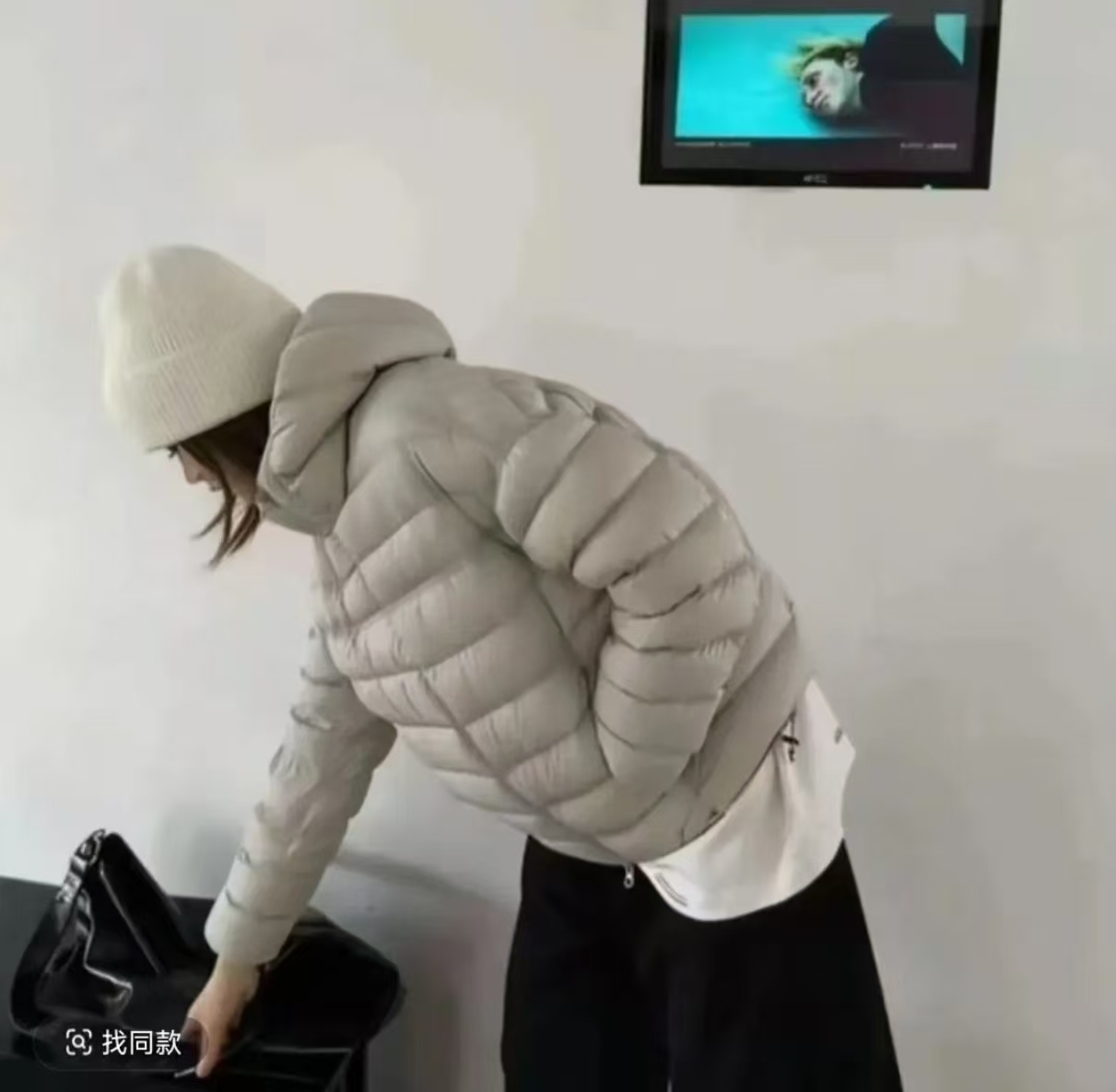 【90白鸭绒】女韩版女短款排骨轻薄百搭韩版短款亲子连帽