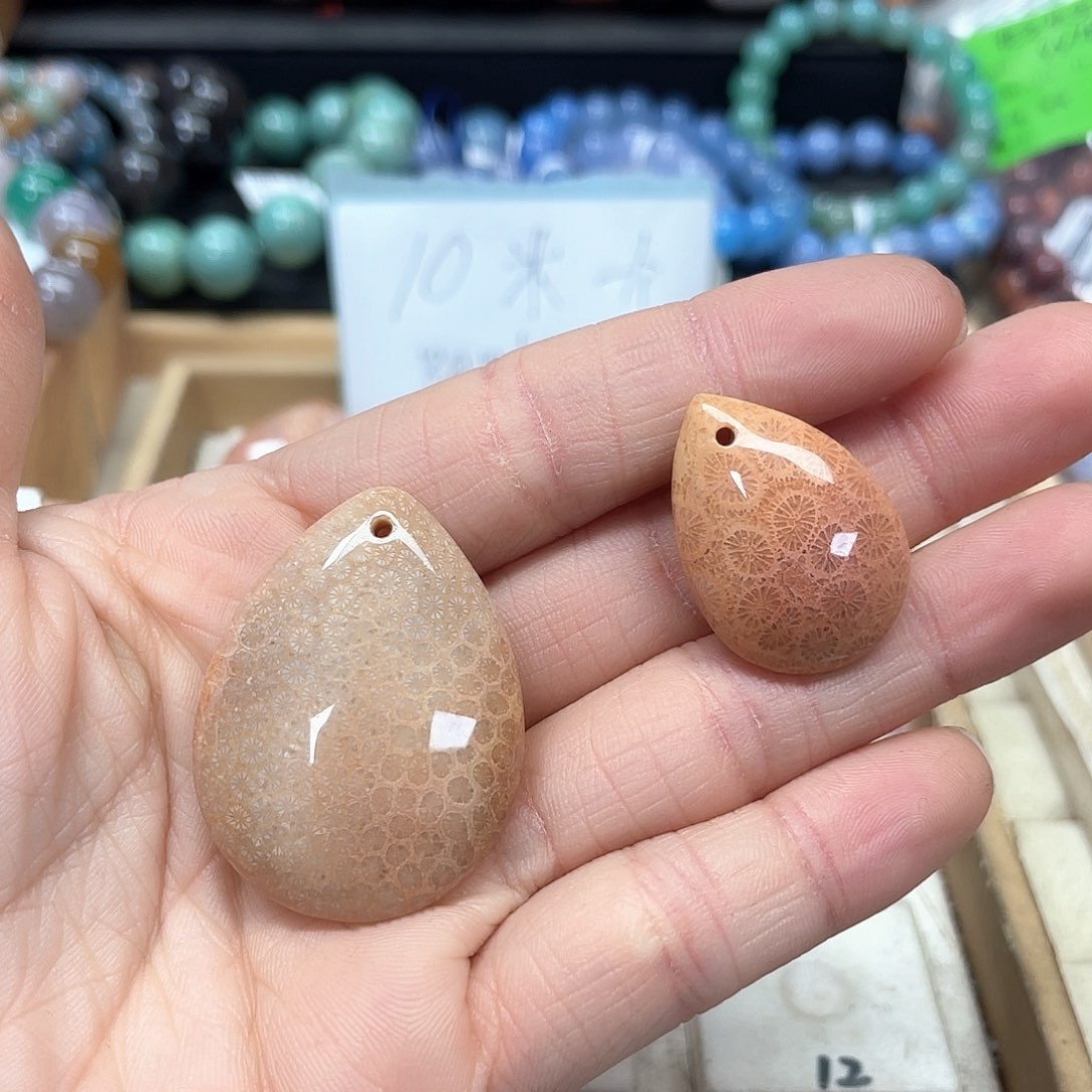 硅化珊瑚（珊瑚玉）手链未镶嵌萌*儿651
