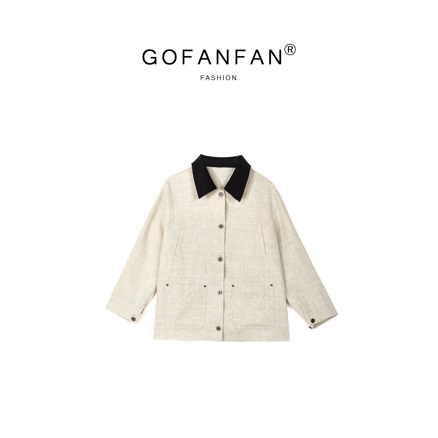 GFF STUDIO【格林外套】撞色极简主义老钱风宽松大衣外套