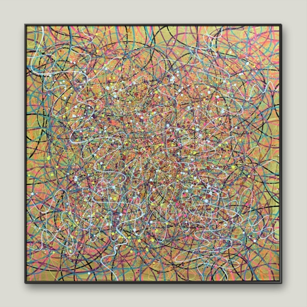 蒋佩珊原创作品120*120厘米