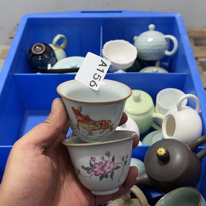 茶具默认微瑕瓷器、茶具、壶、摆件，介意勿拍 